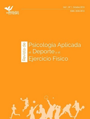 Publicado el primer número de la nueva Revista de Psicología Aplicada al Deporte y al Ejercicio Físico